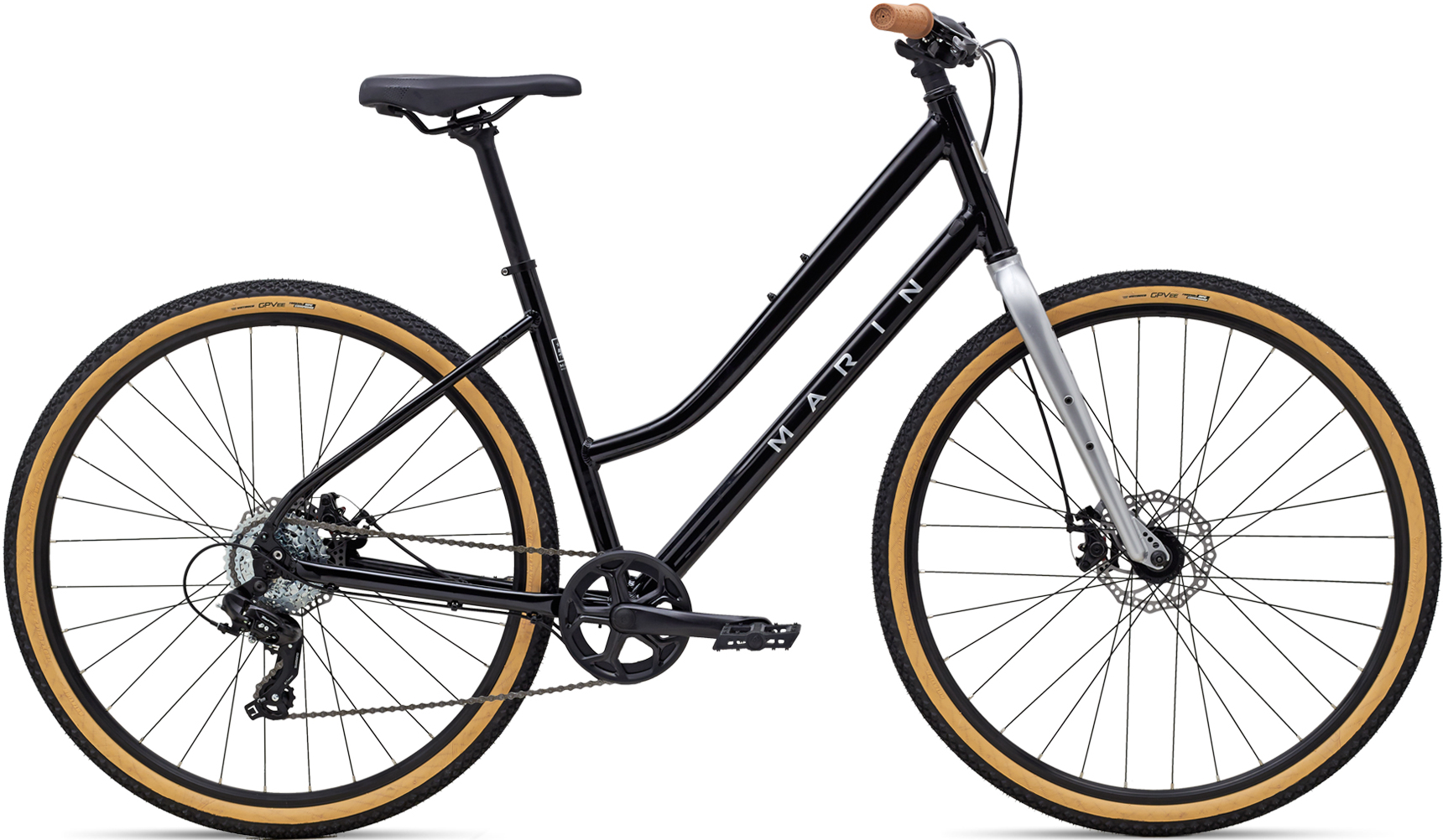 Велосипед 28" Marin KENTFIELD 1 ST рама - L 2024 Gloss Black/Chrome фото 