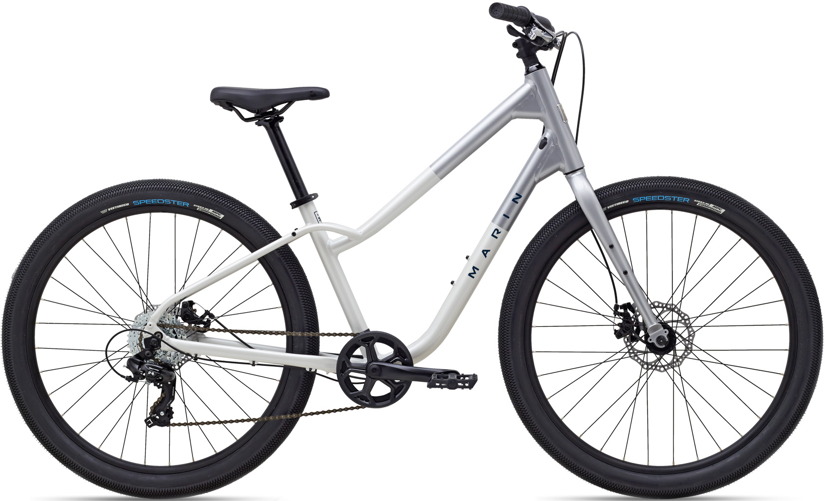 Велосипед 27,5" Marin Stinson 1 рама - S 2023 WHITE SILVER фото 