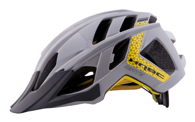 Шлем HQBC X-DIRTZ серый/неоново-желтый, размер М фото 