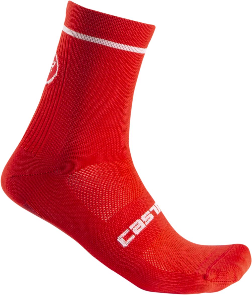 Шкарпетки Castelli Entrata 13, червоні, р 36-39 S/M