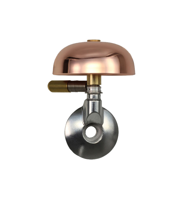 Дзвінок CRANE Mini Karen, Copper, 45 мм, латунь, топкеп фото 