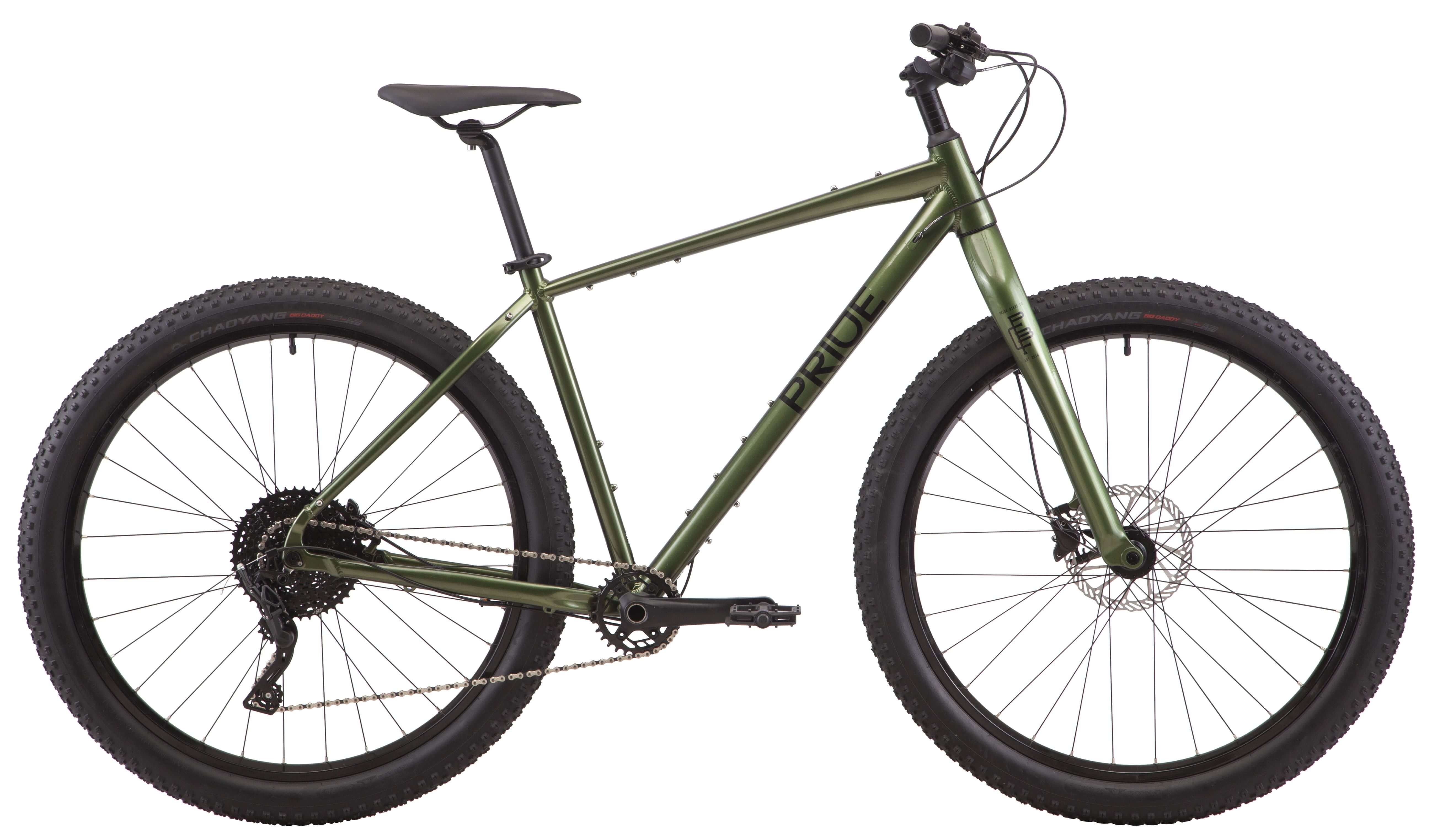 Велосипед 29+" Pride STEAMROLLER рама - XL 2024 зеленый фото 