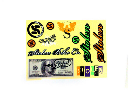 Stolen 09 Sticker Pack. Asst Styles 11pcs