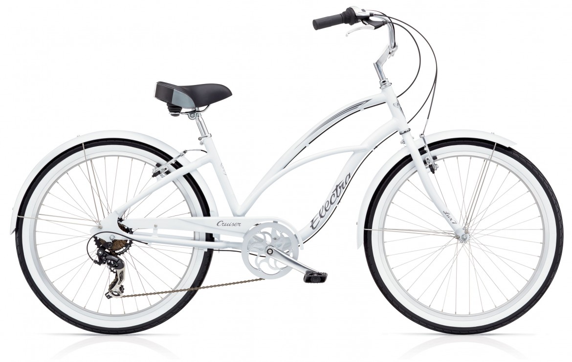 Велосипед 26" Electra Cruiser Lux 7D Ladies' White фото 
