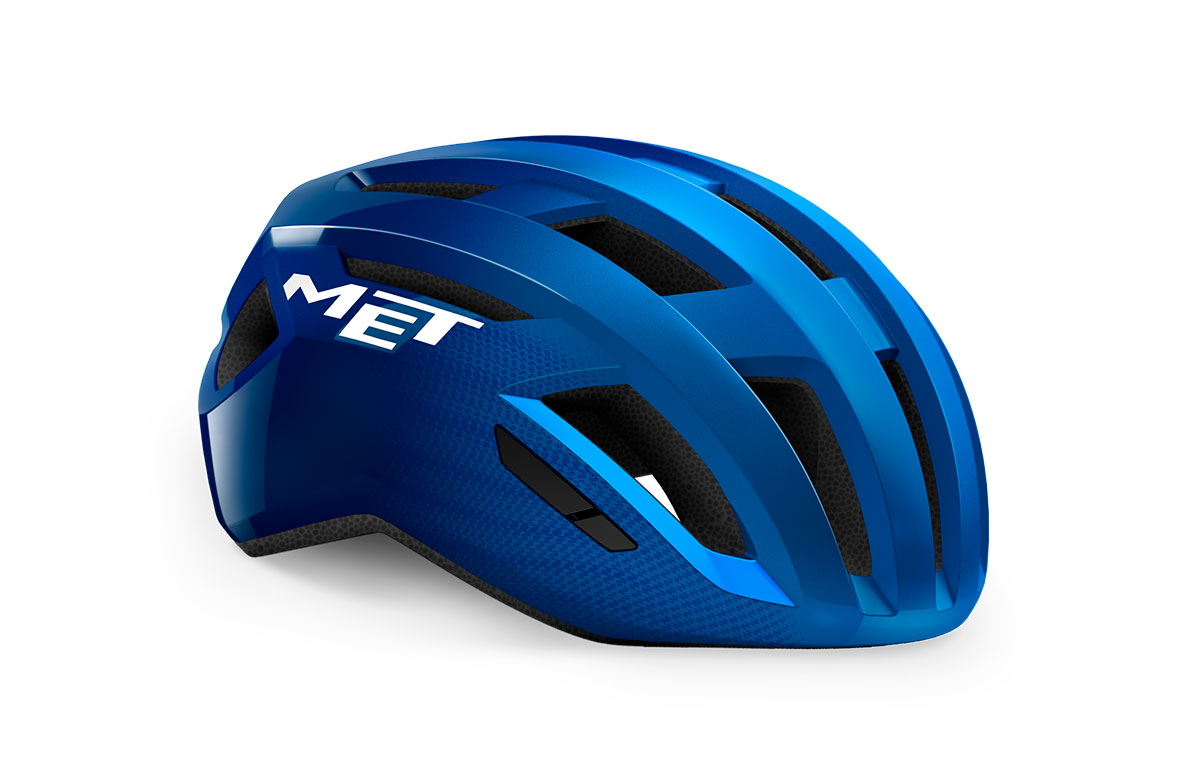 Шлем MET Vinci MIPS, размер L (58-61 см), Blue Metallic, синий глянцевый