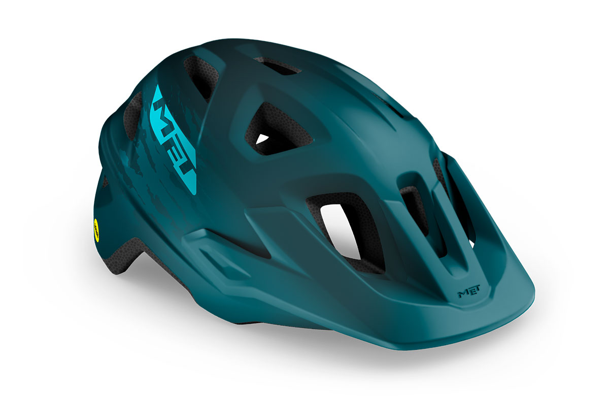 Шлем MET Echo MIPS, размер M/L (57-60 см), Blue Petrol, синий матовый
