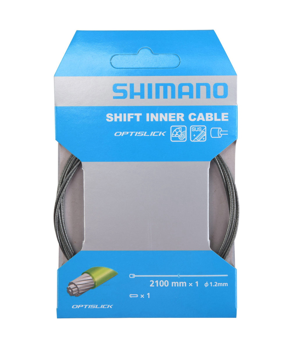 Трос для перемикача Shimano Optislik 2100x1.2мм, нерж. фото 