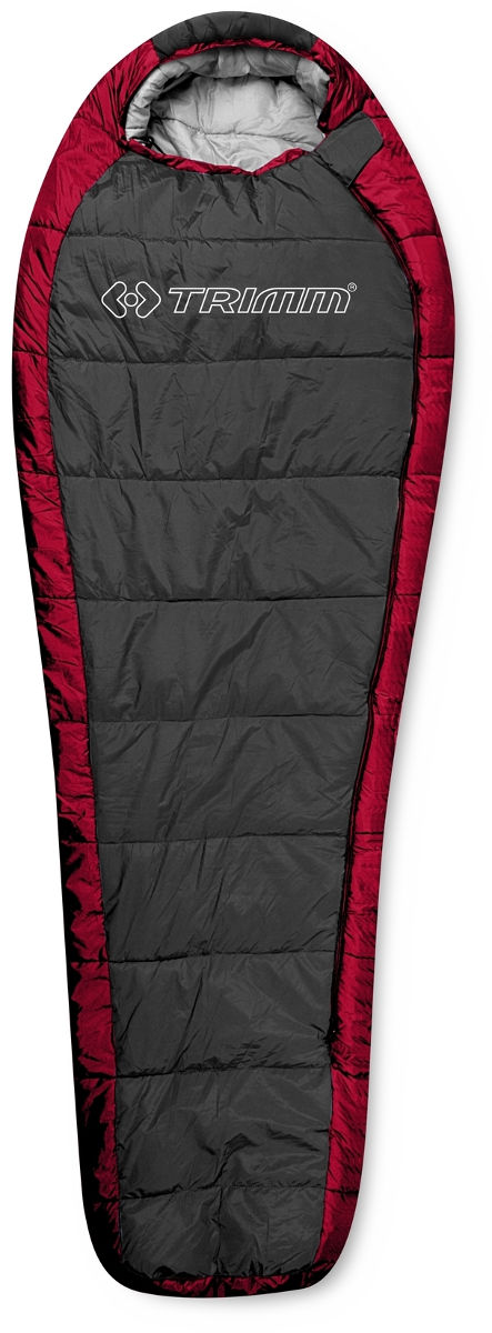 Спальный мешок Trimm HIGHLANDER red/dark grey, размер 185 R, красный фото 