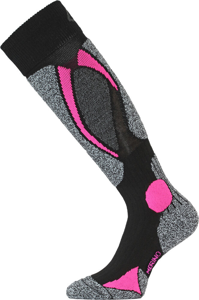 Термошкарпетки Lasting лижі SWC 904, розмір M, чорні/рожеві фото 