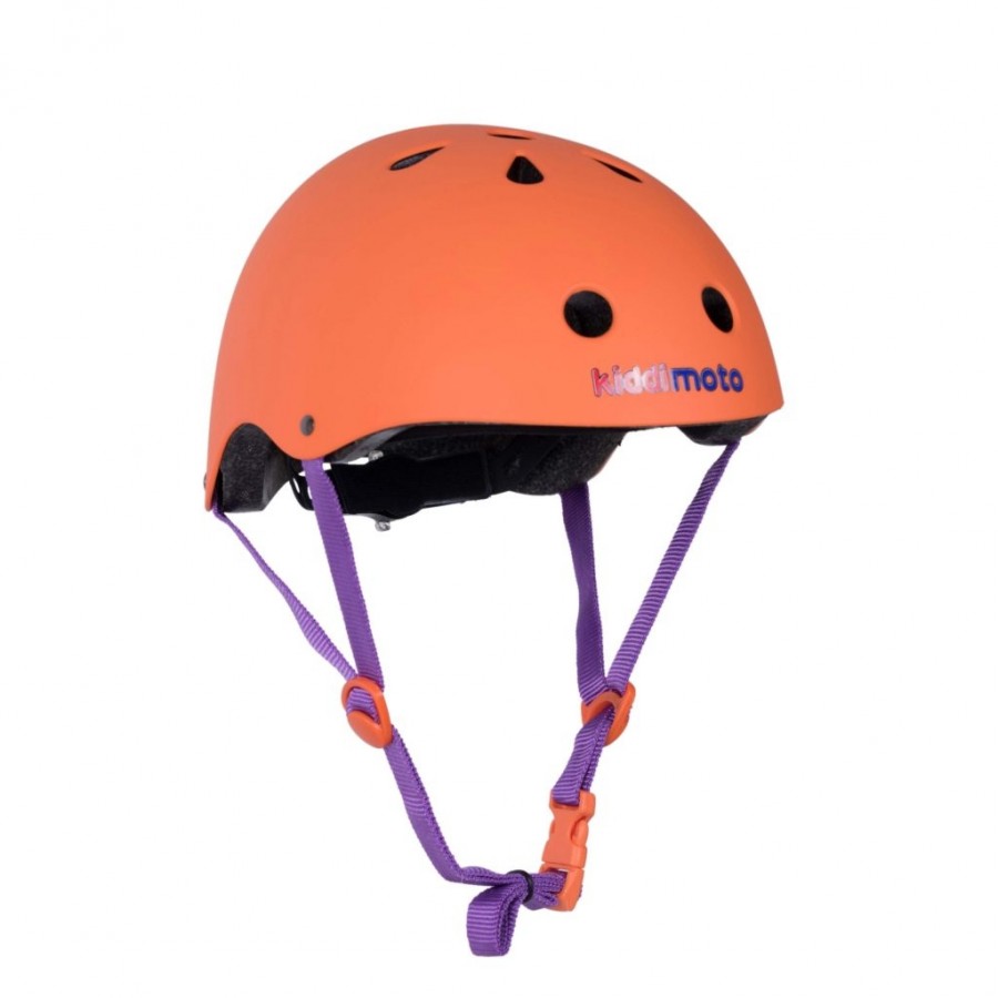 Шлем детский Kiddimoto оранжевый матовый, размер S 48-53см