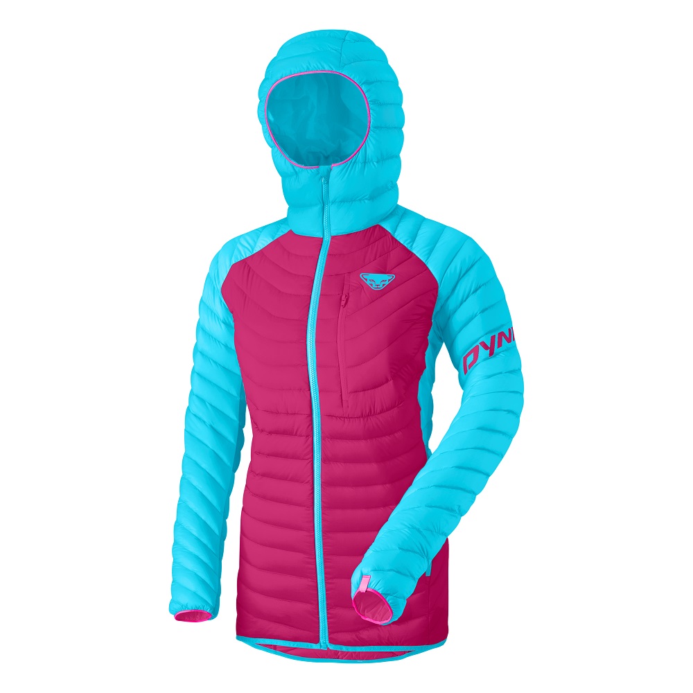 Куртка Dynafit RADICAL DWN W HOOD JKT 70915 8211 жіноча, розмір L, фіолетова/блакитна фото 