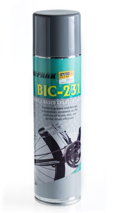Рідина для очищення велосипеда Chepark BIC-231 аерозоль, наявність дифузора для важко доступних місць, обсяг 425мл фото 