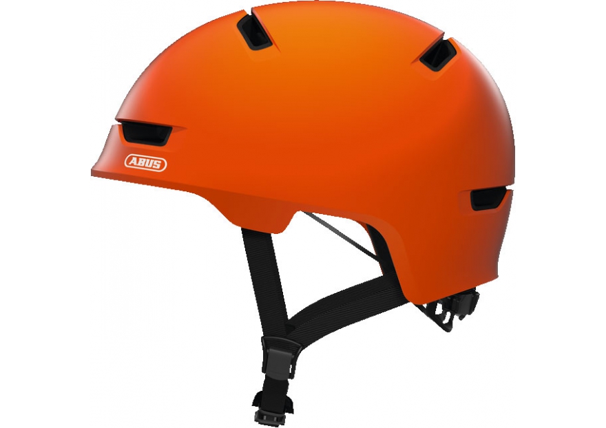 Шлем ABUS SCRAPER 3.0, размер M (54-58 см), Signal Orange, оранжевый