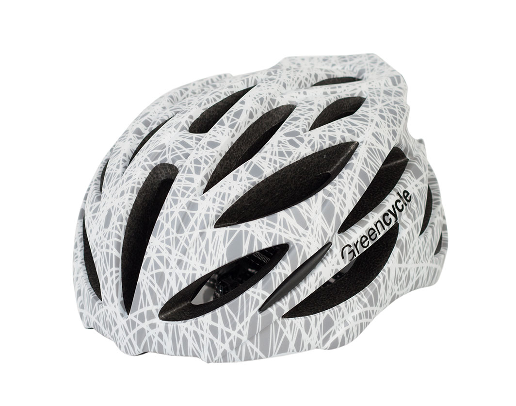 Шлем Green Cycle Alleycat размер 54-58см серо-белый фото 