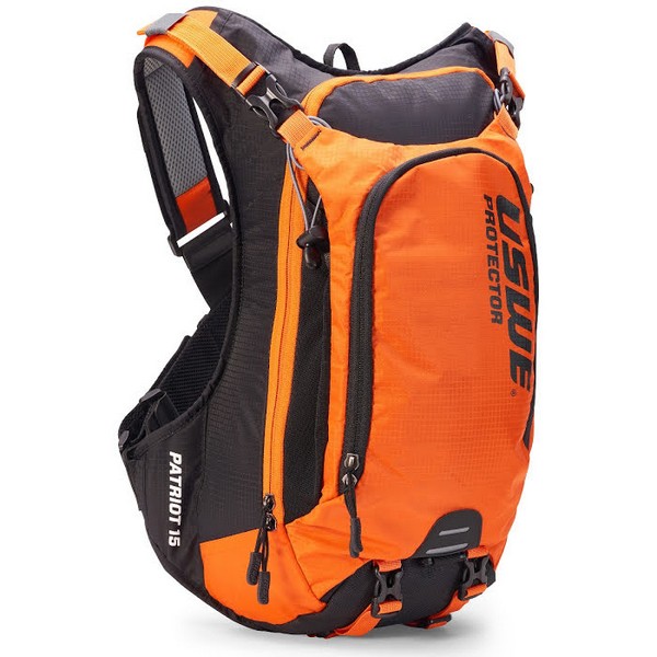 Рюкзак USWE PATRIOT Backprotector (захист спини) 15, помаранчевий з чорним