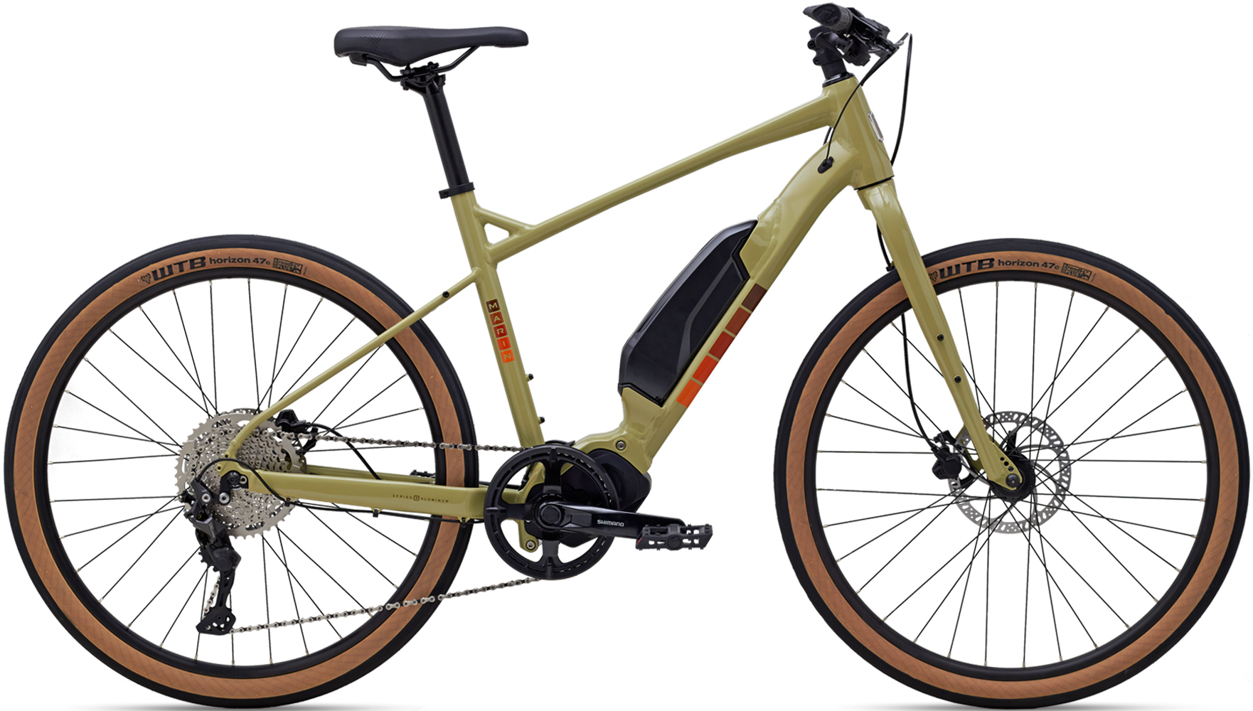 Электровелосипед 27,5" Marin SAUSALITO E1 рама - XL 2023 Gloss Tan/Brown/Orange фото 