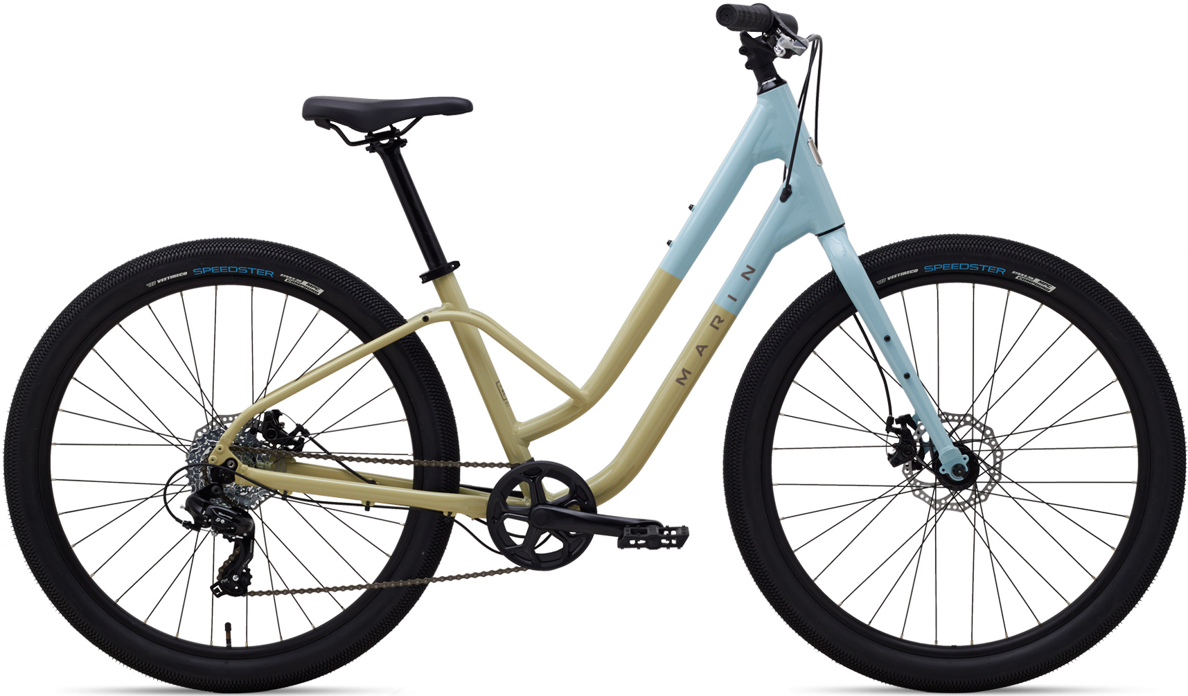 Велосипед 27,5" Marin Stinson 1 ST рама - S 2021 Gloss Tan/Blue/Grey