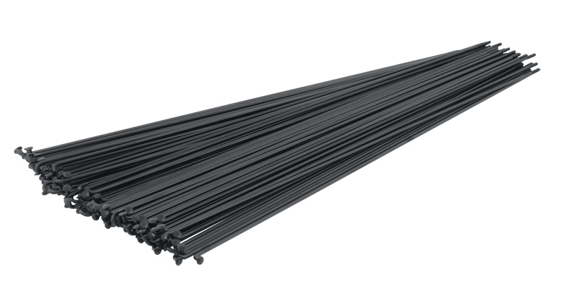 Спиця 282мм 14G Pillar PSR Standard, матеріал неірж. сталь Sandvic Т302+ чорна (72шт в упаковці) фото 