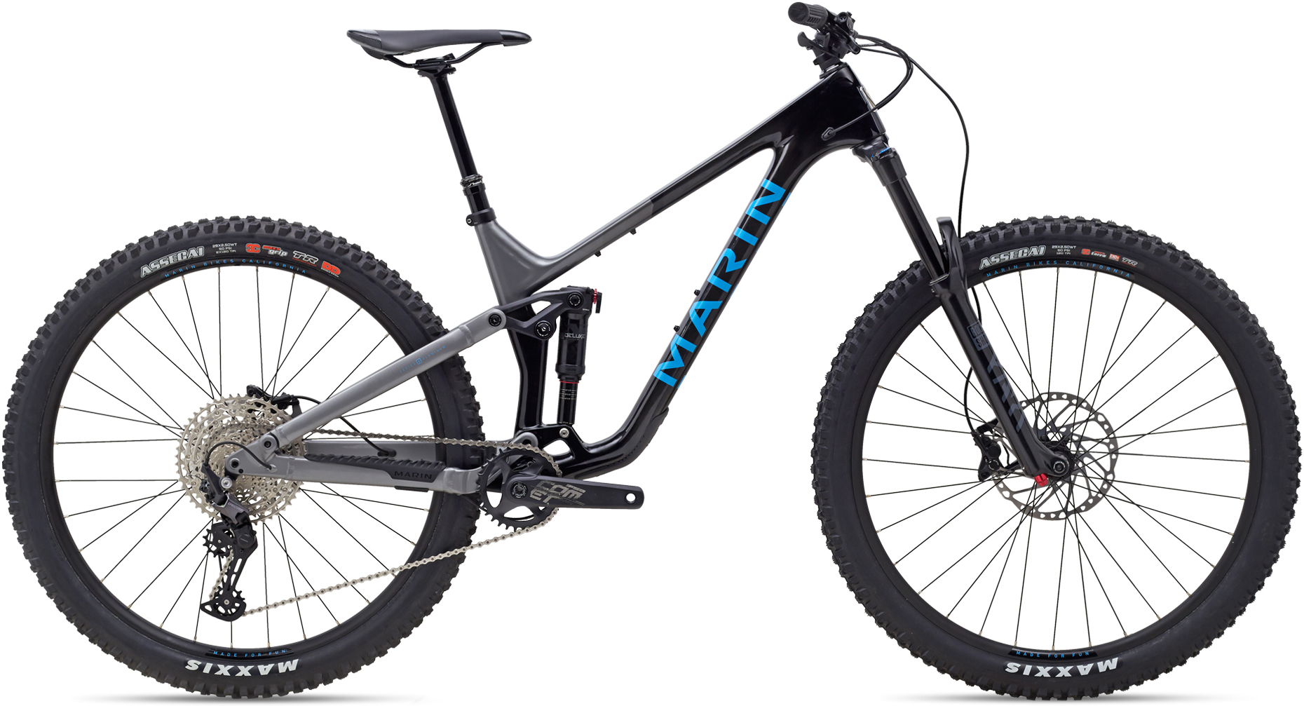 Велосипед 29" Marin Alpine Trail Carbon 1 рама - M 2024 Gloss Black/Blue