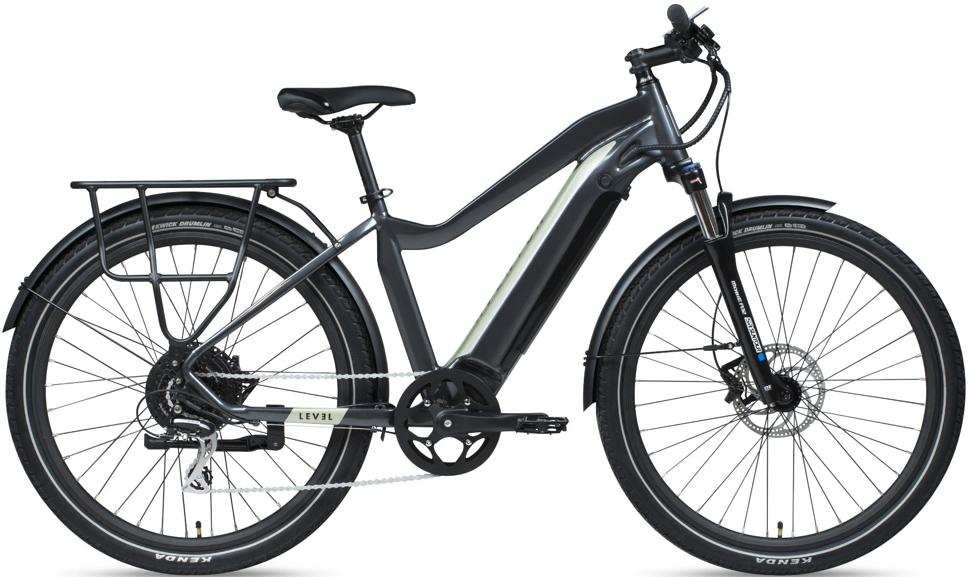 Електровелосипед 27,5" Aventon Level 500 рама - M 2022 Stone Gray
