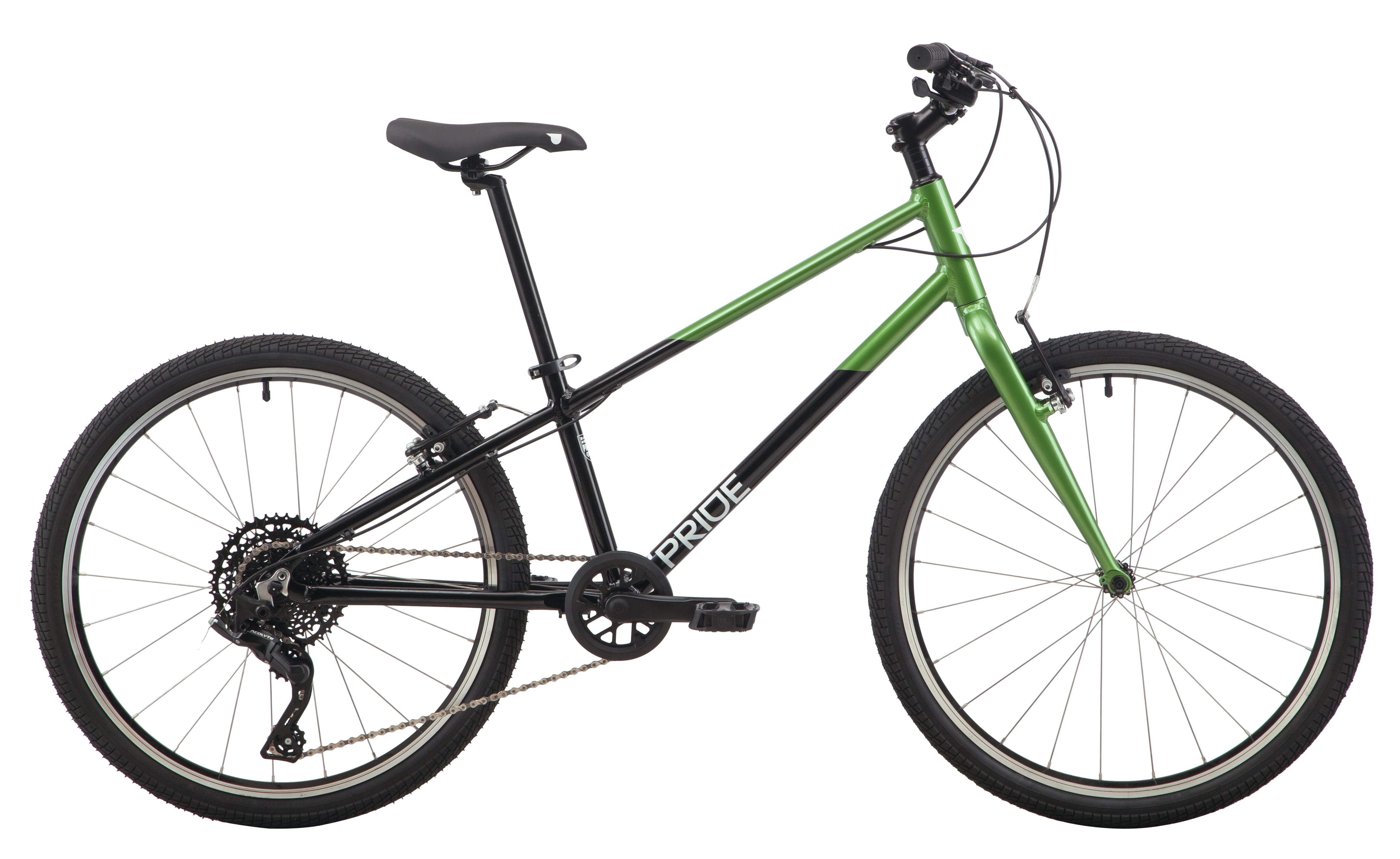 Велосипед 24" Pride GLIDER 4.1 2023, зелений фото 