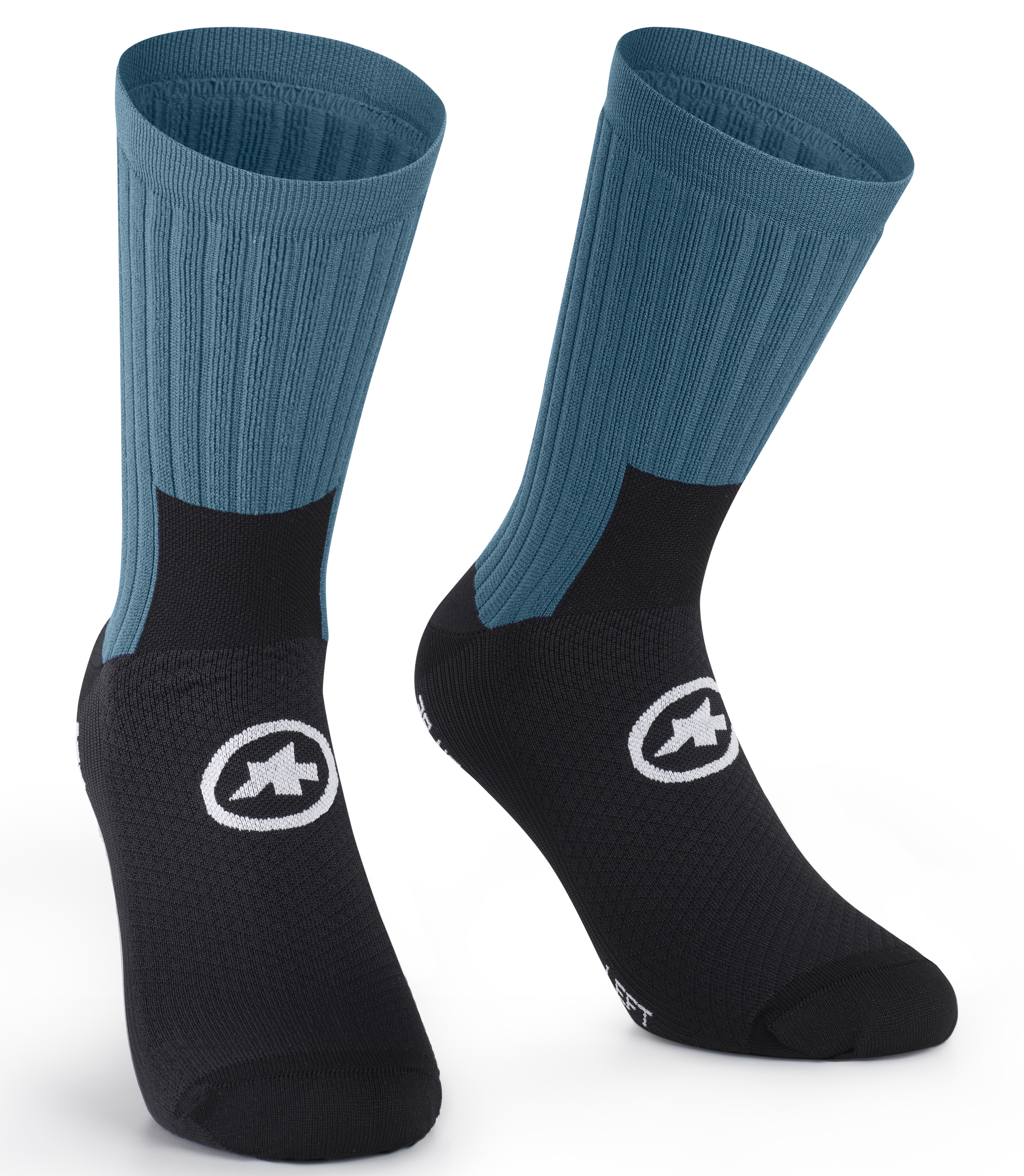 Носки ASSOS Trail Socks T3, мужские, черно-синие, I/39-42