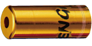 Ковпачок Bengal CAPB1GD на гальмівну оболонку, алюм., Кол. анодіровка, сумісний з 5mm оболонкою (6.1x5.1x15) золотий (50шт) фото 