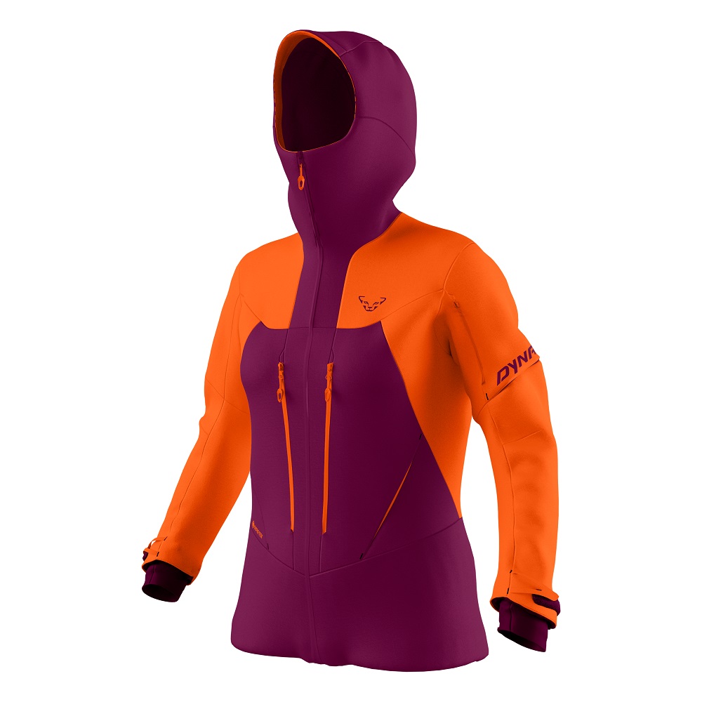 Куртка Dynafit FREE GTX W JKT 71351 6211 жіноча, розмір XS, фіолетова/помаранчева фото 