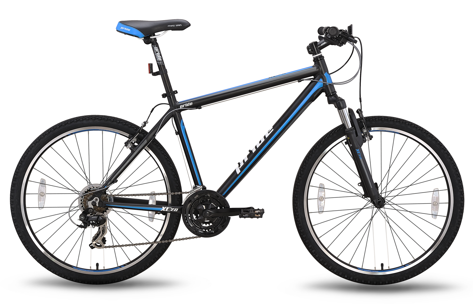 Велосипед 26'' Pride XC-2.0 рама - 15" черно-синий матовый 2015 фото 
