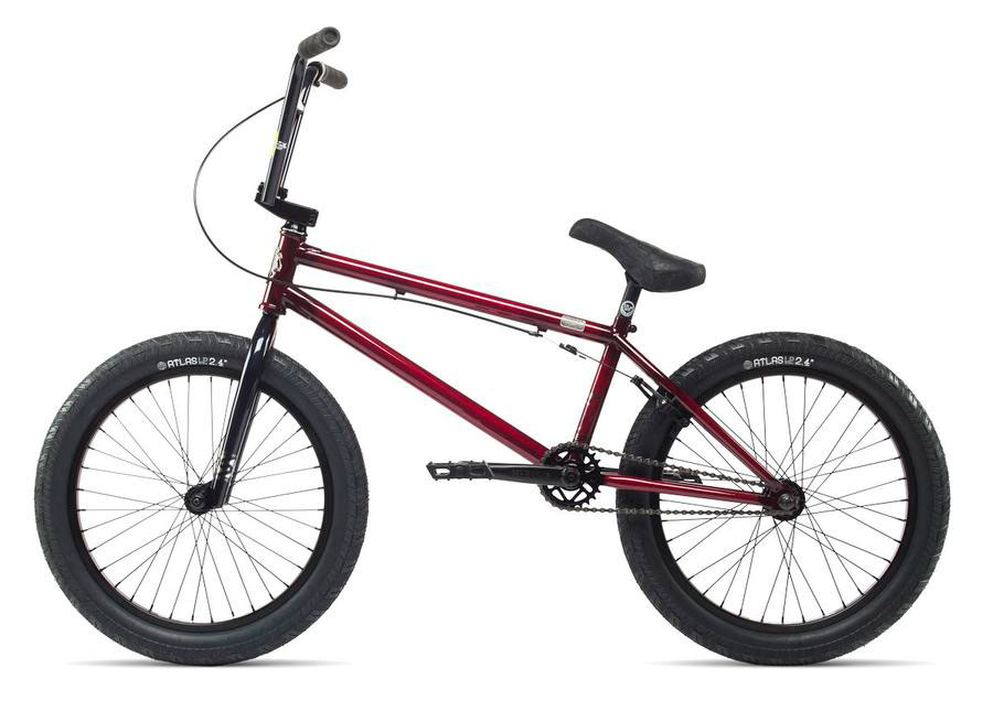 Велосипед 20" Stolen SINNER FC LHD рама - 21" trans black/red (тёмно-красный с черным) 2018