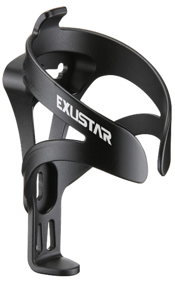 Флягодержателя EXUSTAR BC300BK пластиковий, регулювання положення 3D, чорний фото 