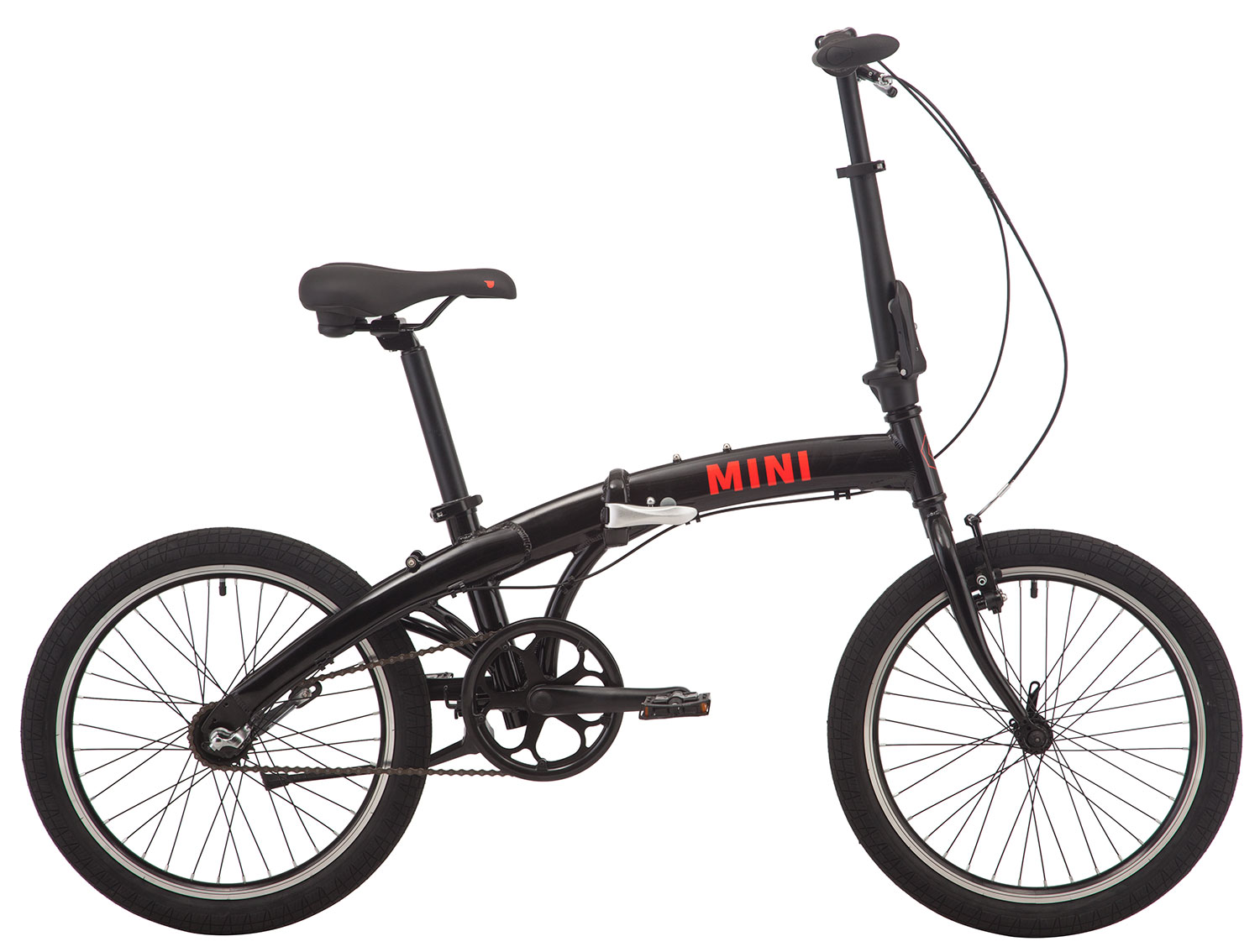 Велосипед 20" Pride MINI 3 2020 черный/ярко-красный