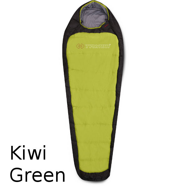 Спальный мешок Trimm IMPACT kiwi green/dark grey, размер 195 R, зеленый