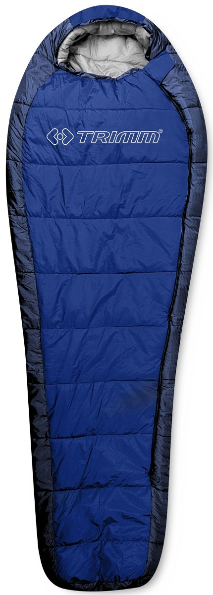 Спальный мешок Trimm HIGHLANDER mid. blue/sea blue, размер 185 L, синий