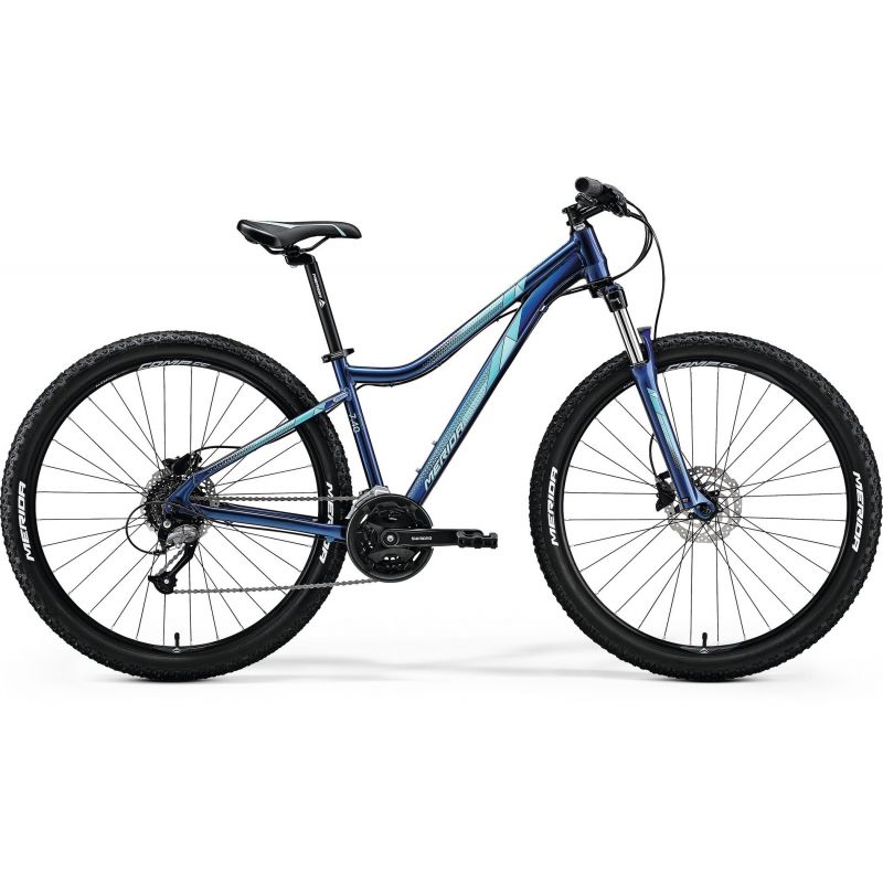 Велосипед 27,5" Merida Juliet 7.40-D рама 15" сине-голубой 2018