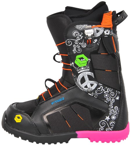 Ботинки сноубордические F2 Aura Girl размер 24,5 black 