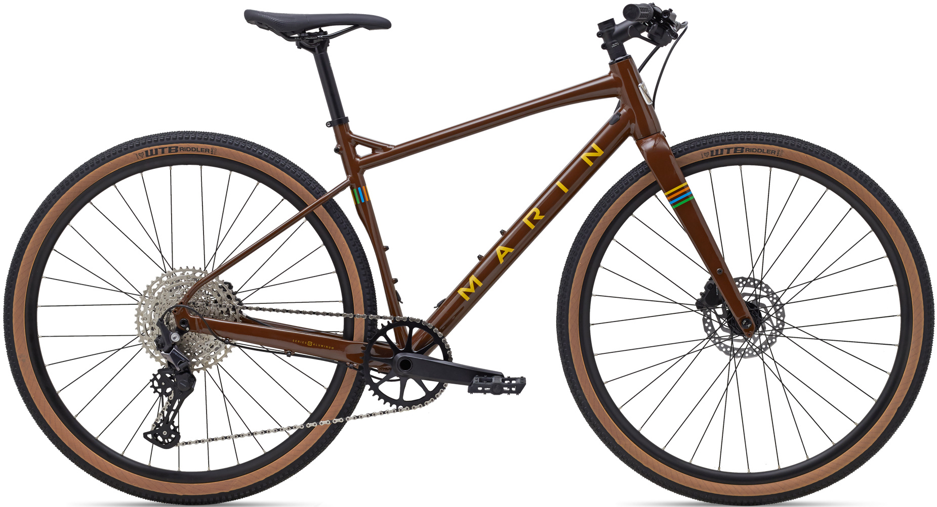 Велосипед 28" Marin DSX 2 рама - M 2023 Brown/Yellow
