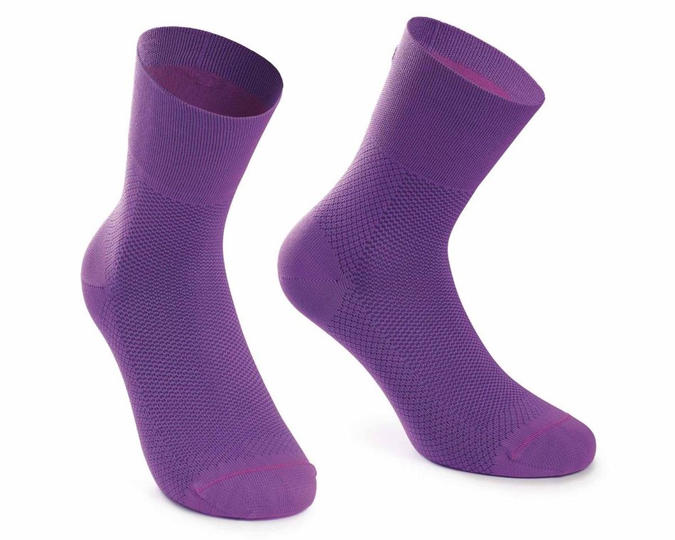 Носки ASSOS Mille GT Socks Venus, фиолетовые, II/43-46