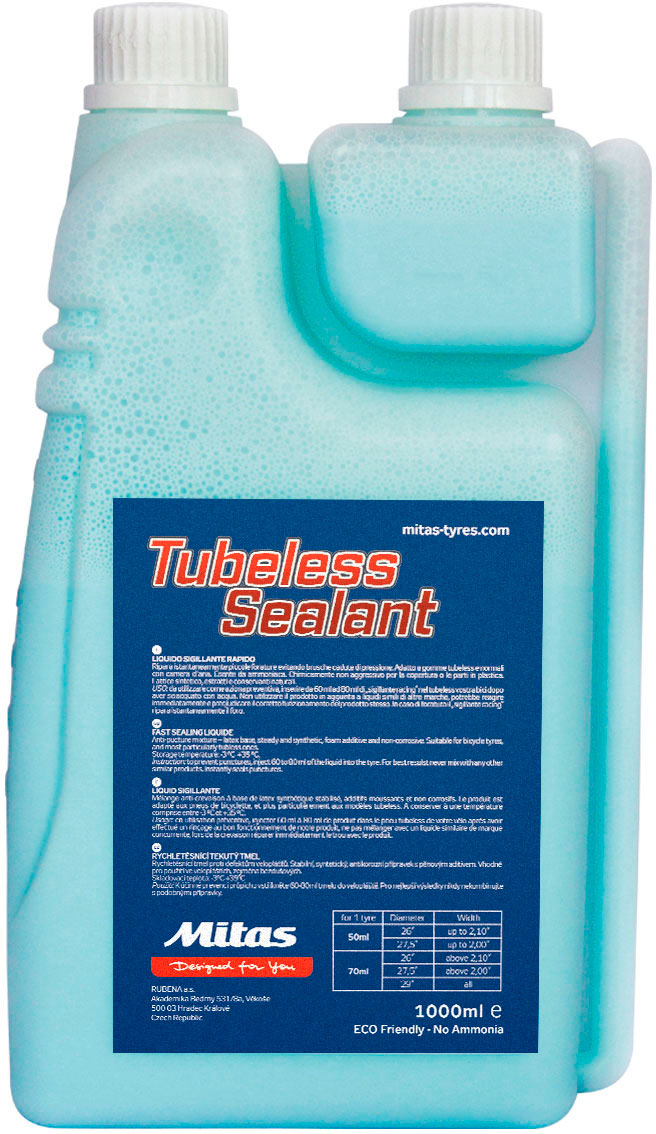 Жидкость антипрокольная Rubena (Mitas) SEALANT-LIQUIDE 1л фото 