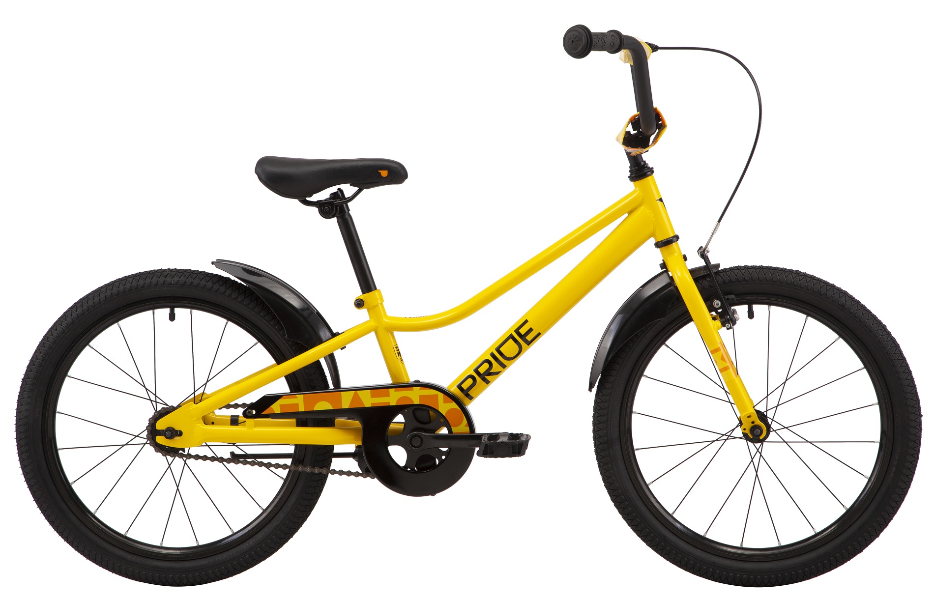 Велосипед 20" Pride FLASH 20 2023 желтый
