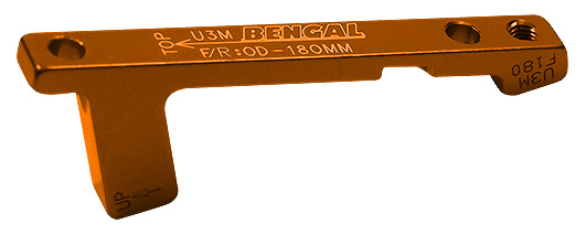 Адаптер Bengal торм. калипера передний/задний 180mm PM оранжевый фото 