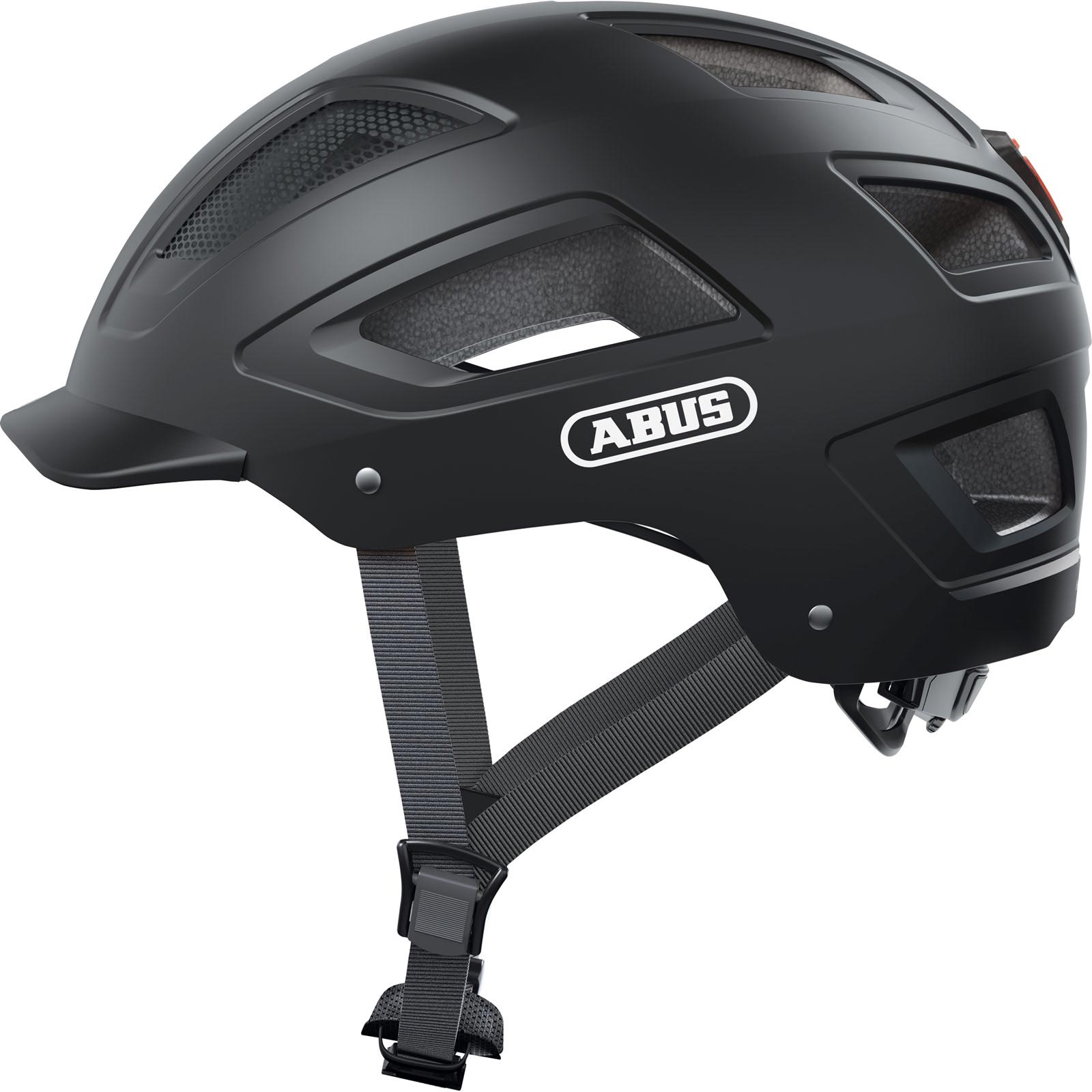 Шлем ABUS HYBAN 2.0, размер M (52-58 см), Velvet Black, черный