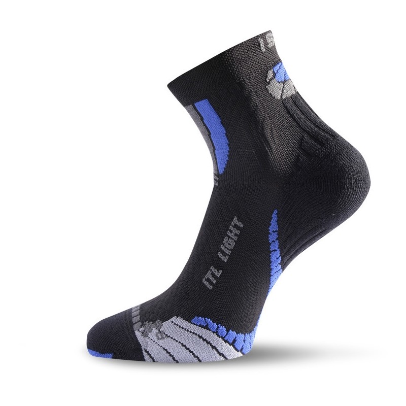 Термошкарпетки Lasting трекінг ITL 905, розмір S, чорні/сині