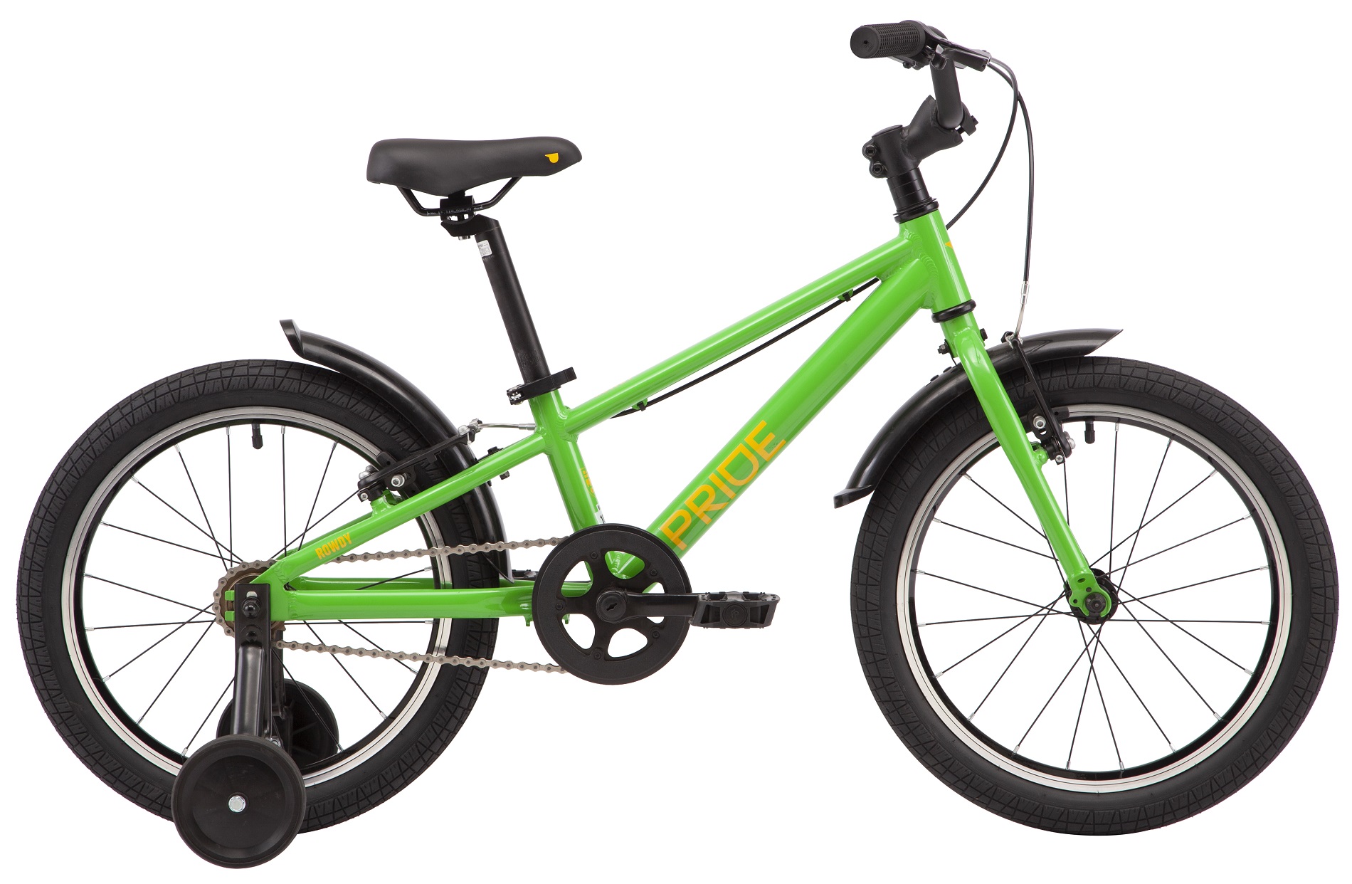 Велосипед 18" Pride ROWDY 18 2023 зеленый