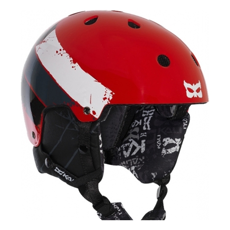 Шлем зимний KALI Maula размер L black-red