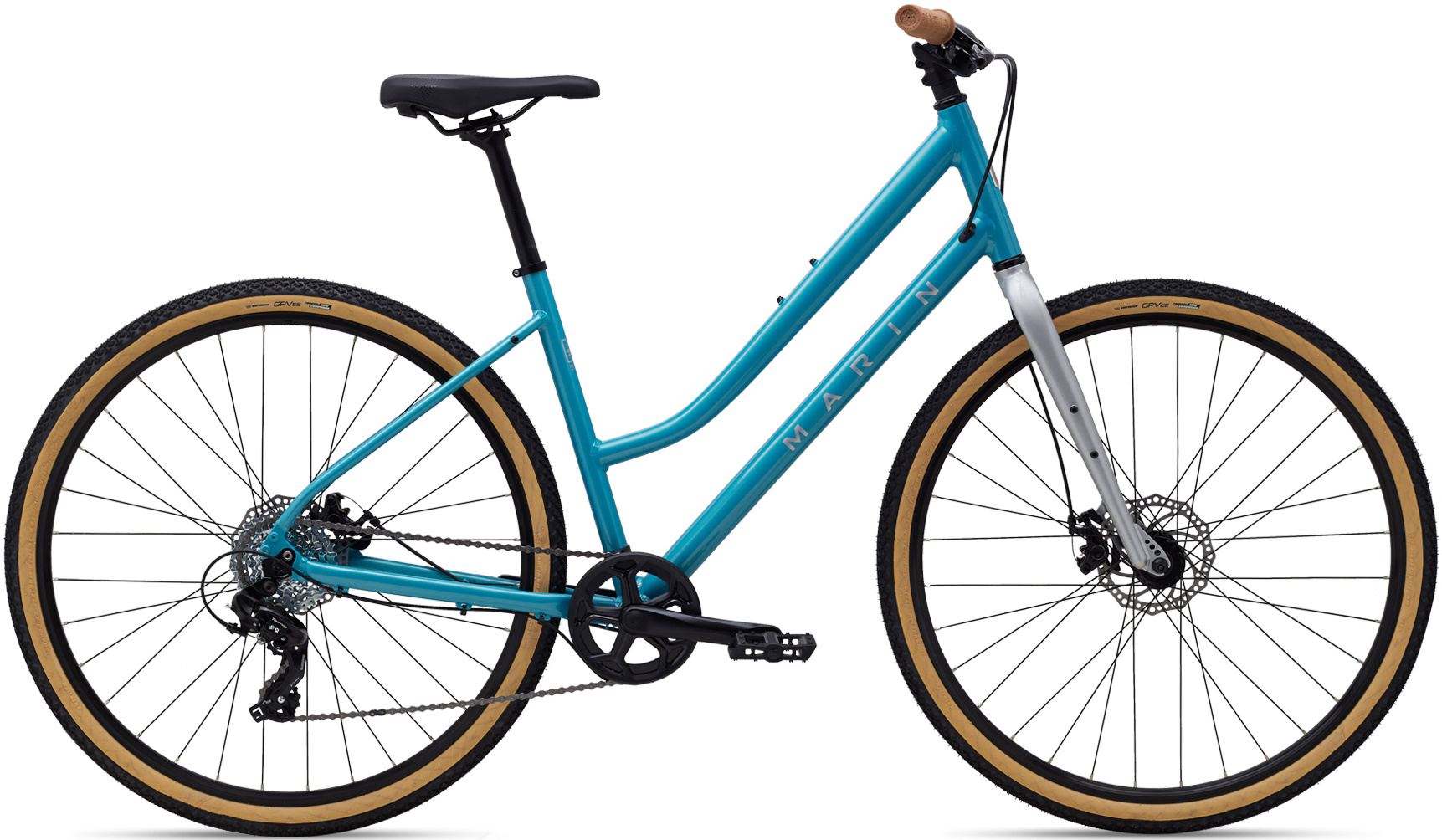 Велосипед 28" Marin KENTFIELD 1 ST рама - S 2021 Gloss Teal/Chrome
