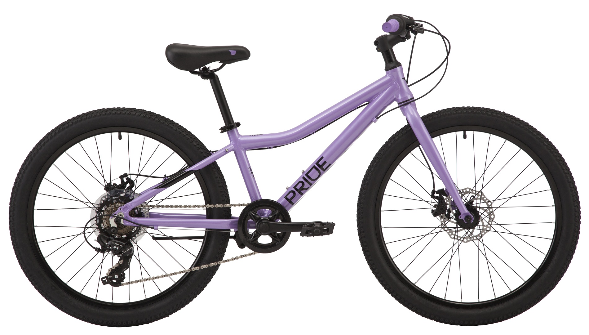 Велосипед 24" Pride FRIDA 4.1 2023 фіолетовий фото 