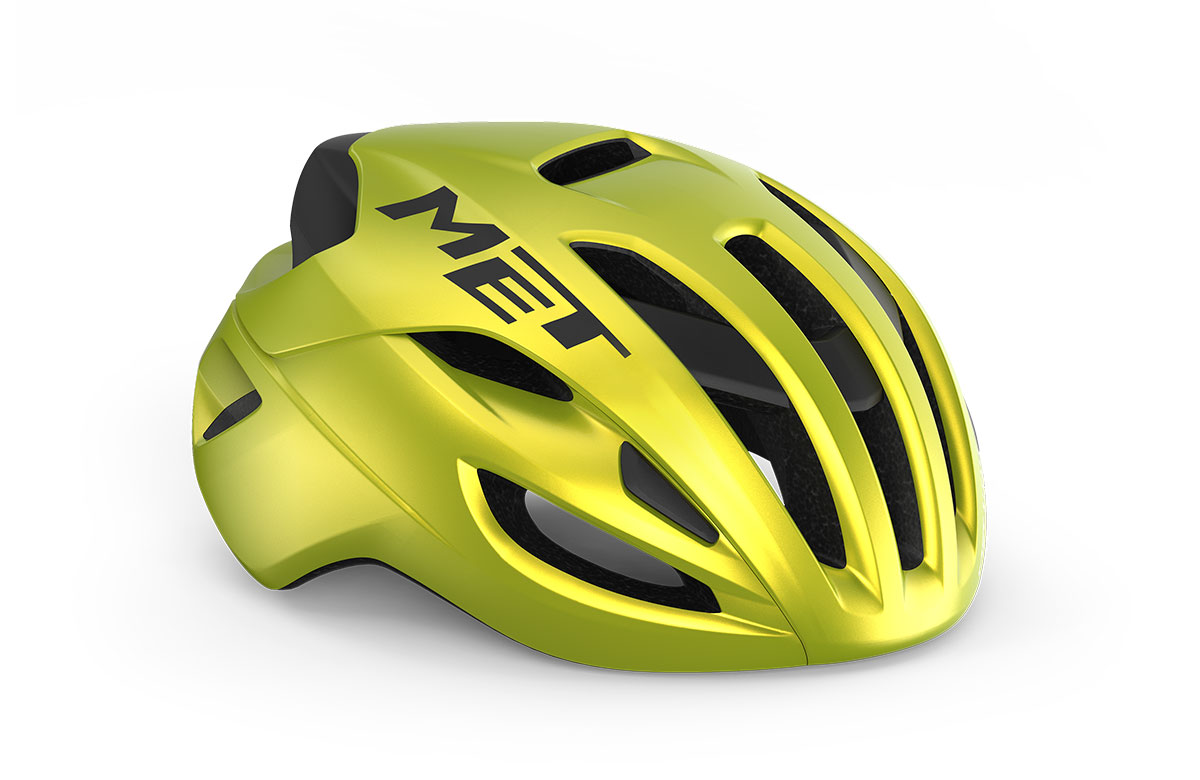 Шлем Met RIVALE MIPS CE размер L (58-61), lime yellow metallic/glossy, желтый металлик глянцевый