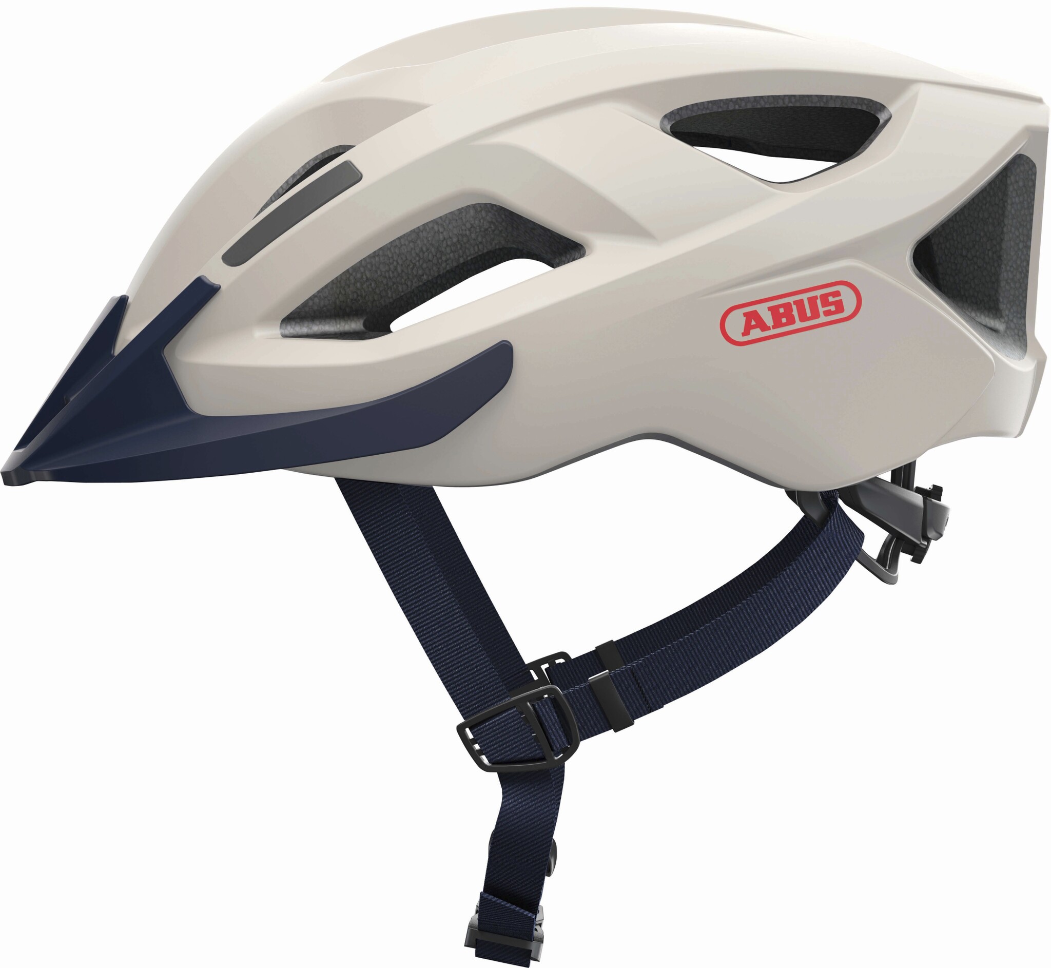 Шлем ABUS ADURO 2.1, размер M (52-58 см), Grit Grey, бежевый