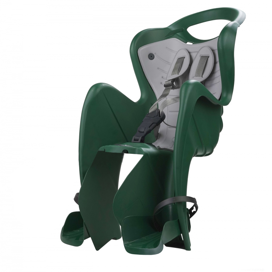 Сидіння задн. Bellelli Mr Fox Lux Relax B-fix темно-зелене з сірою підкладкою фото 